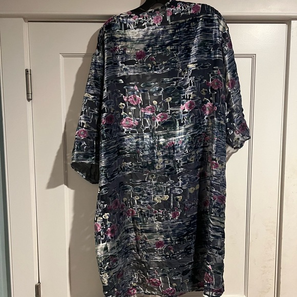 Anthropologie and Aris A Silk Velvet Kimono - - OS - Picture 5 of 15